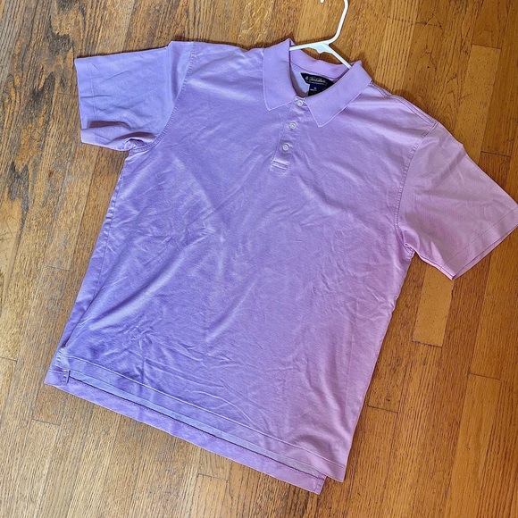Men’s Brooks Brothers Authentic Lilac Polo-Shirt, XL, 100% Cotton, Super Soft - Picture 14 of 17